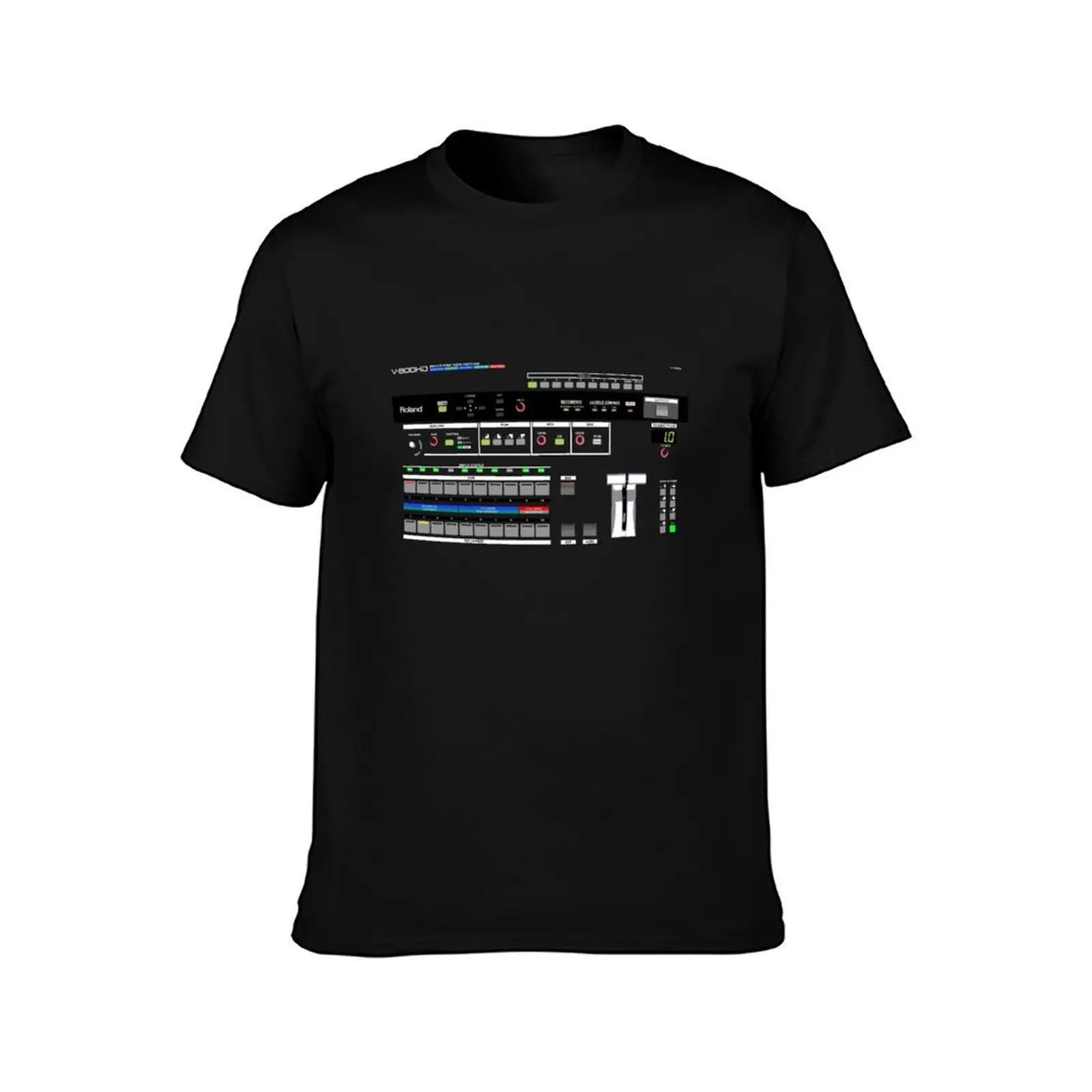 Vision Mixer T-Shirt Stylish Print Short Sleeve Tee T-Shirt