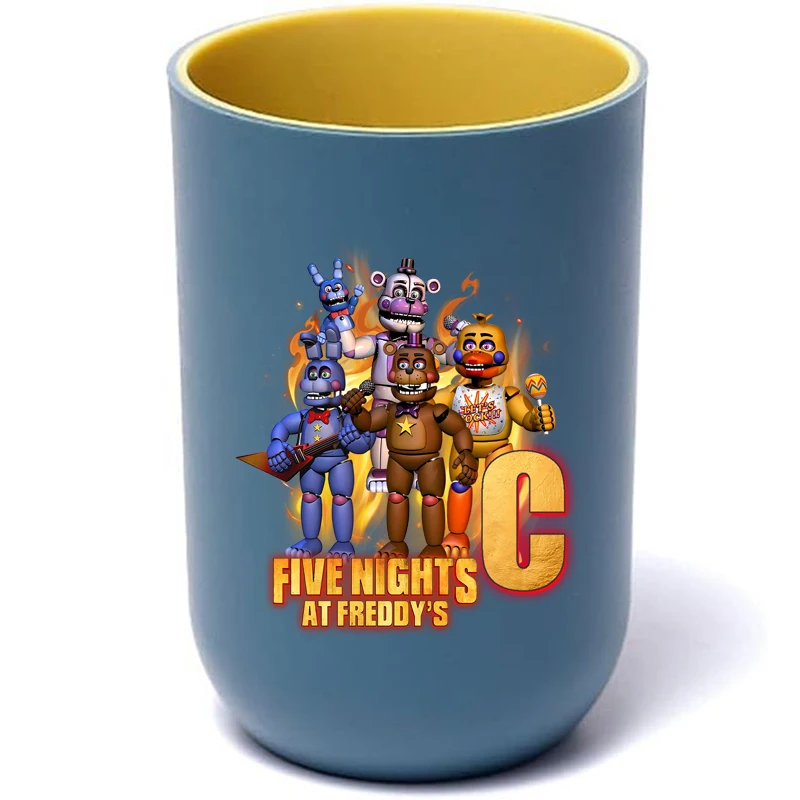 Five Nights At Freddys Bambini Tazza di Acqua FNAF Spazzolino da Denti Tazza Ragazzi Collutorio Tazze Del Bambino Del Fumetto Tazze di Risciacquo Bottiglia di Dentifricio Regalo