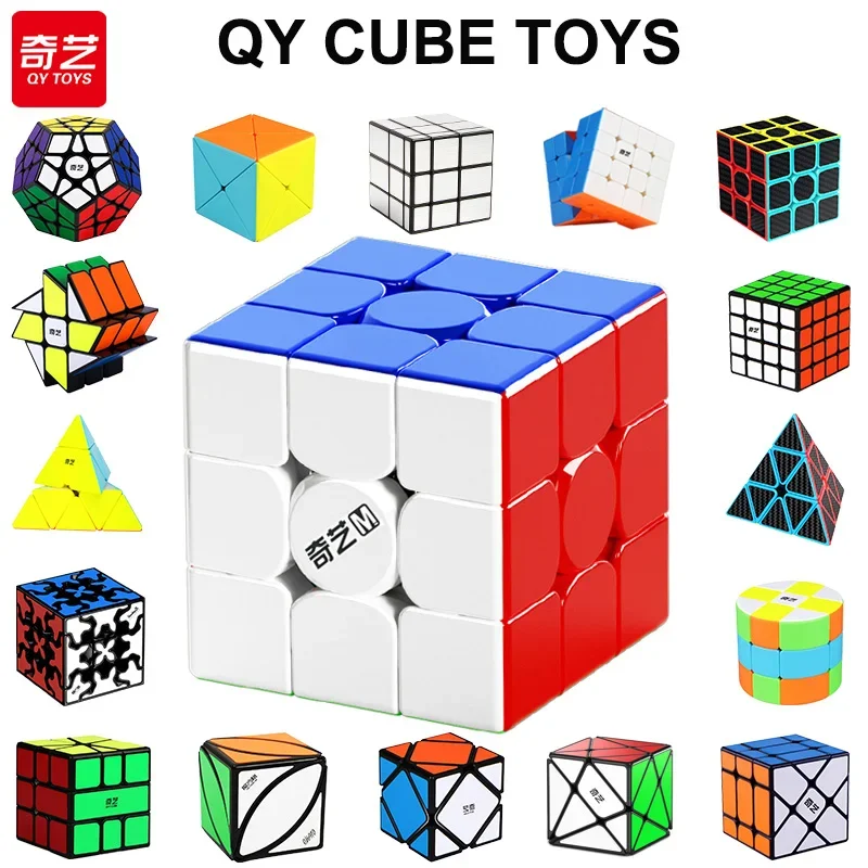 Профессиональный Magic Cube QiYi 3x3 2x2 4x4 5x5 кубик-головоломка пластиковая игра Speed Challenge для детей от 3 до 18 лет