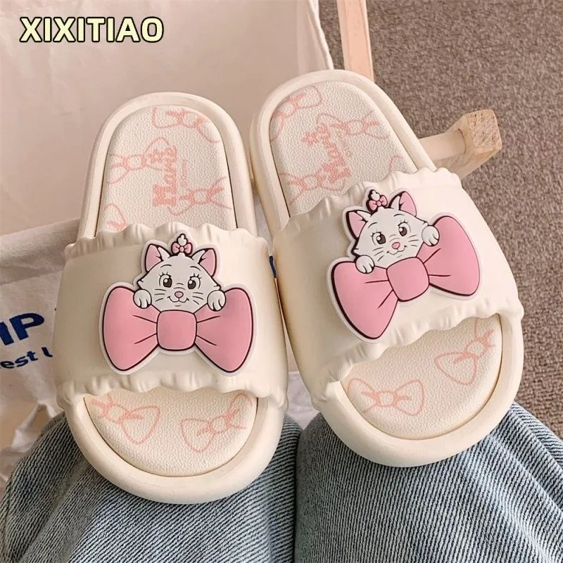 

Comfortable children's slippers, parent-child summer indoor bathroom anti slip slippers, Mary cat soft soled women's sandals