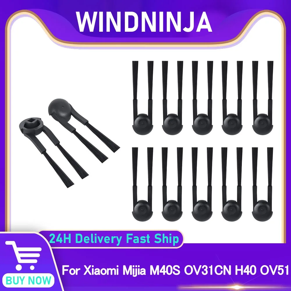 

Side Brush Fit For Xiaomi Mijia H40 OV51 M40S OV31CN Robot Vacuum Cleaner Accessories Edge Brush Replacement Border Brush Parts