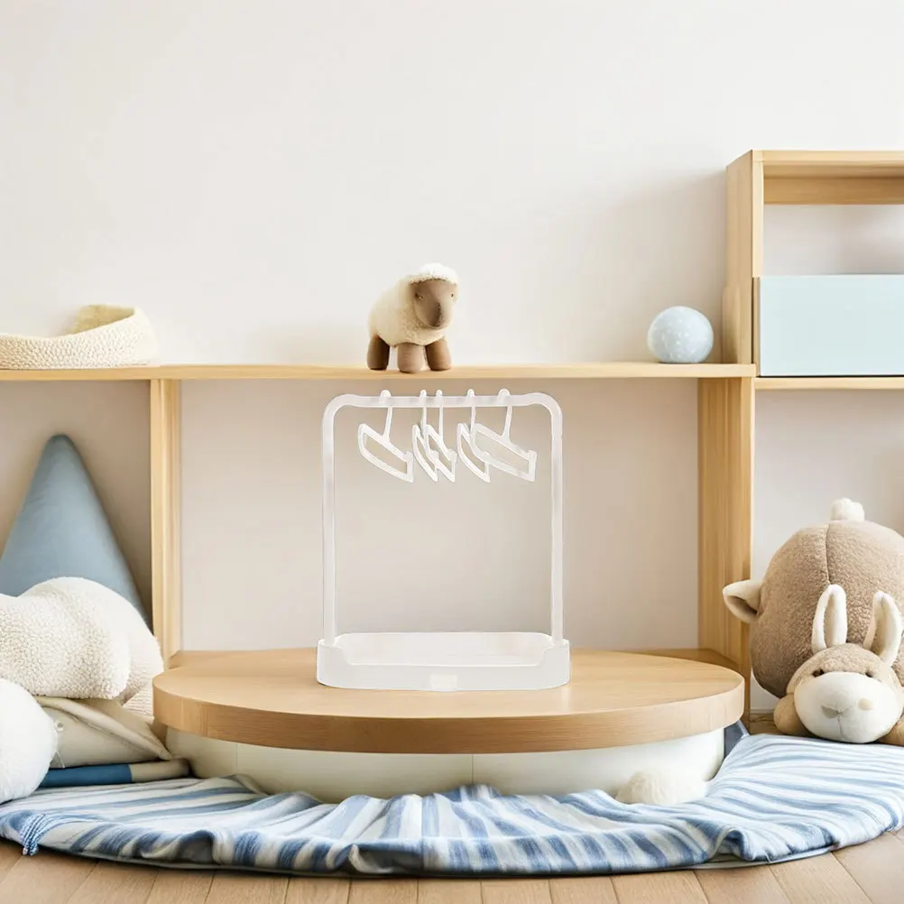 

1 комплект, хлопковая вешалка, компактная мини-сушилка для кукольного домика, детское одевание, портативная многофункциональная подставка для дисплея, ветер