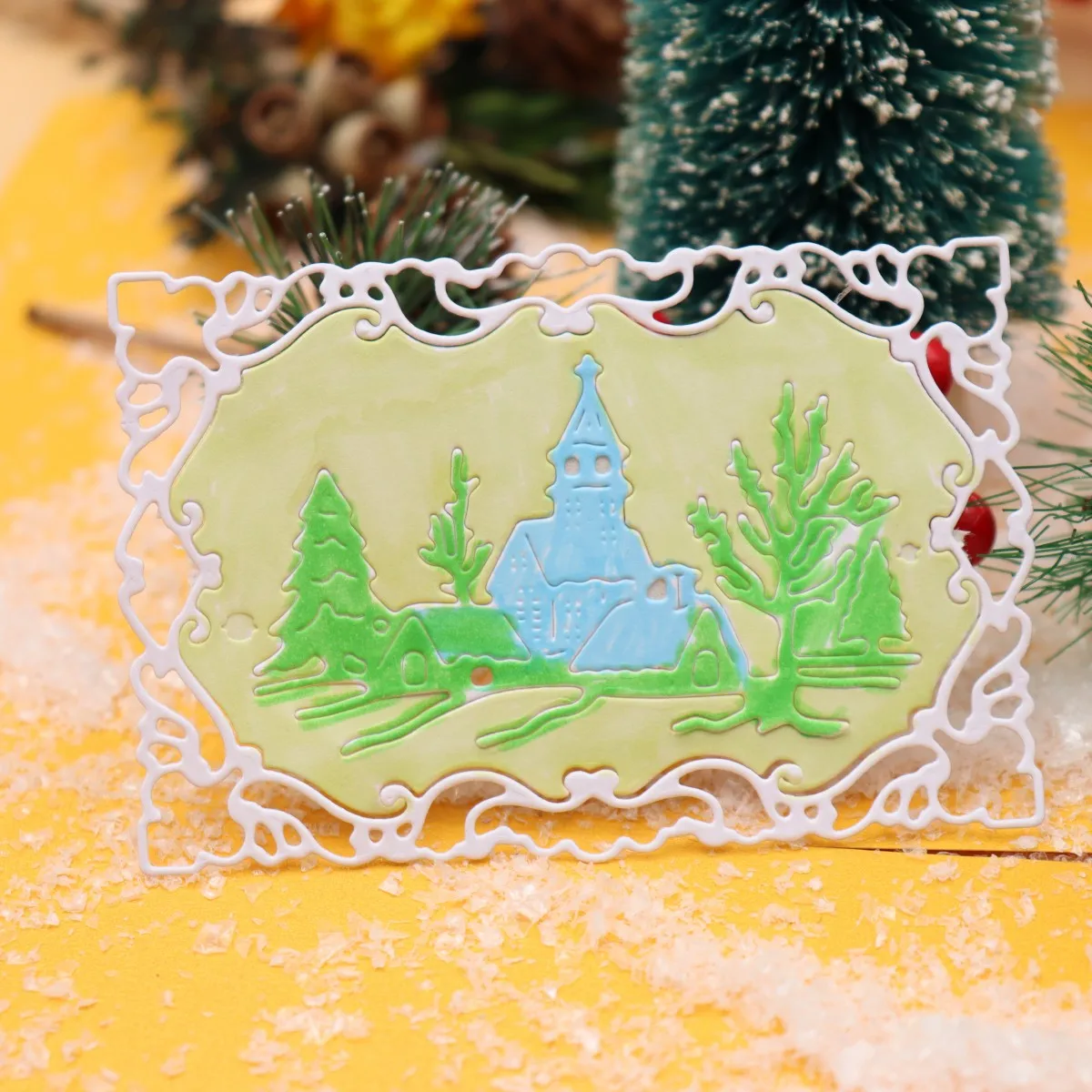 Christmas Trees Handicrafts Metal Mold Cutting Die Scrapbook Embossing Photo Album Card Paper Cutting Dies 2025 New Arrivals