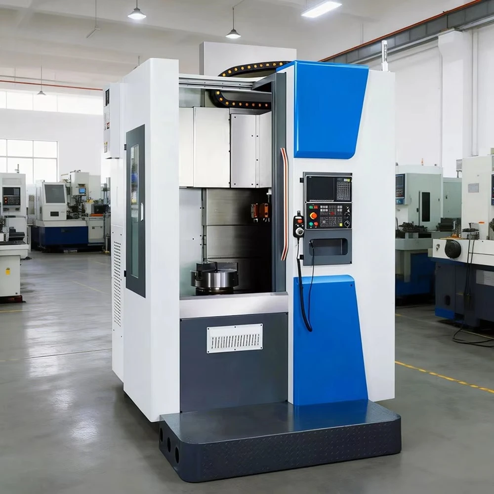 TEPU High Precision Heavy Duty Bmt65 Machine Turning Cnc Automatic Vertical Tuning Lathe Machines for Alloy Wheels