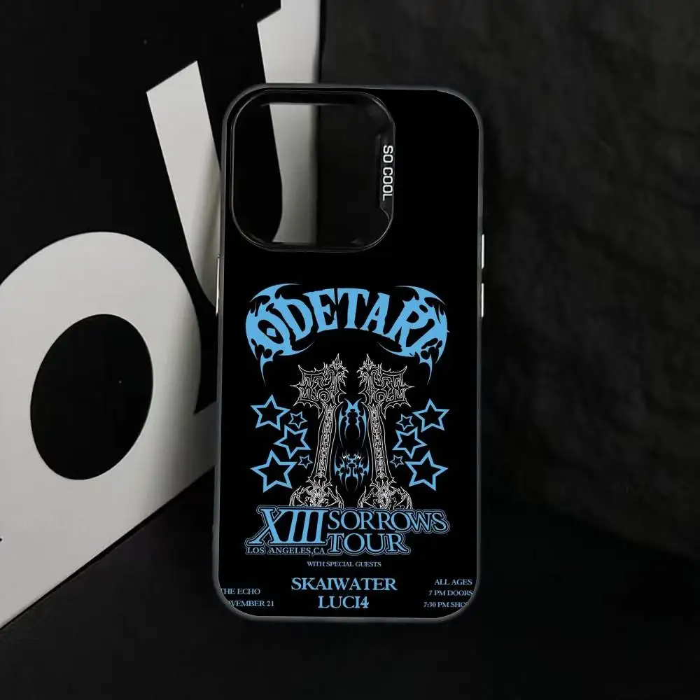 R-Rapper O-Odetari Phone Case For iPhone 17,16,15,14,13,12,11 Plus,Pro Max,XS,Colorful Silver Black Cover