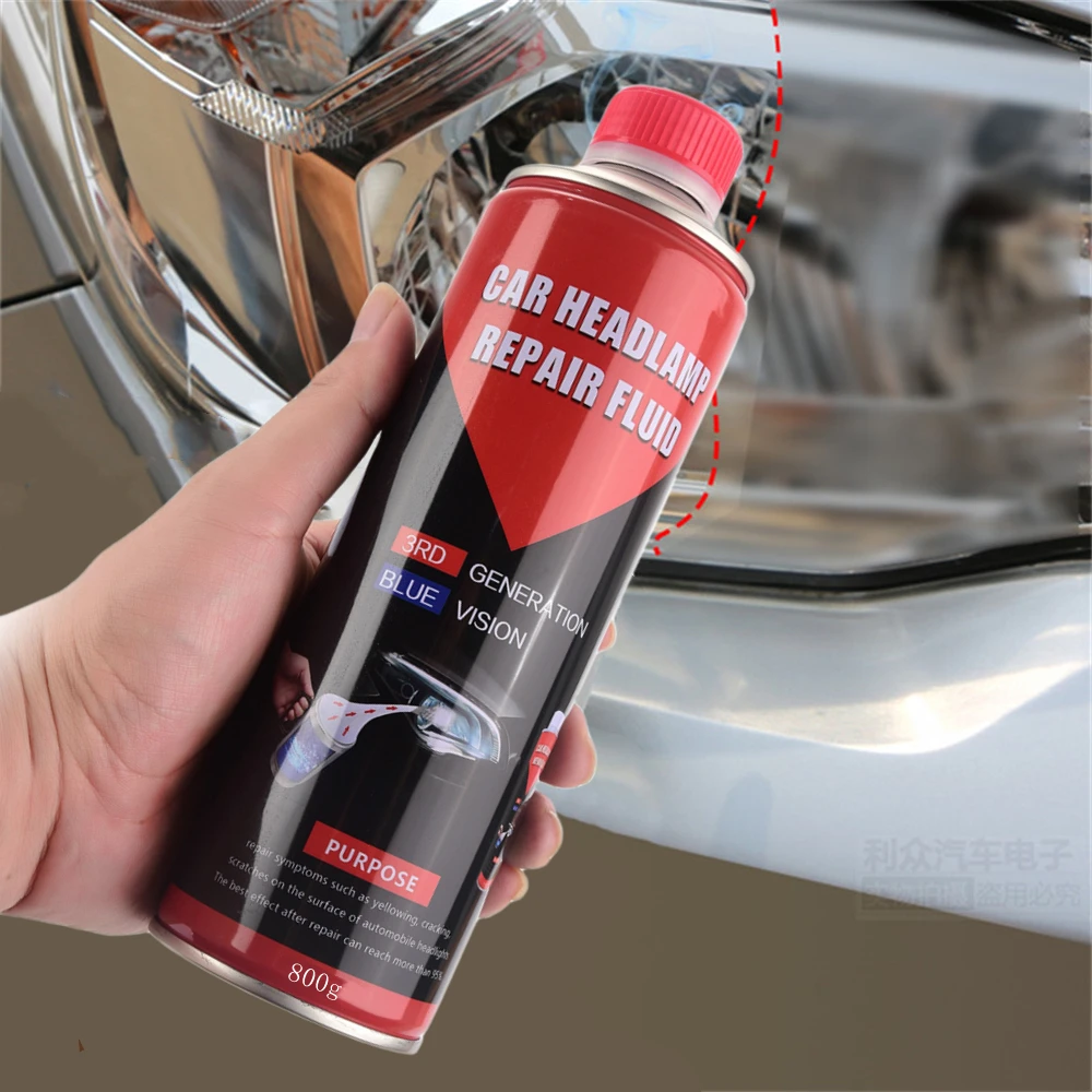 2PCS Car Headlight Polishing 800g Agent Oxidation Scratch Remover Car Headlight Renovation 800ml Car Headlight Restoration Fluid