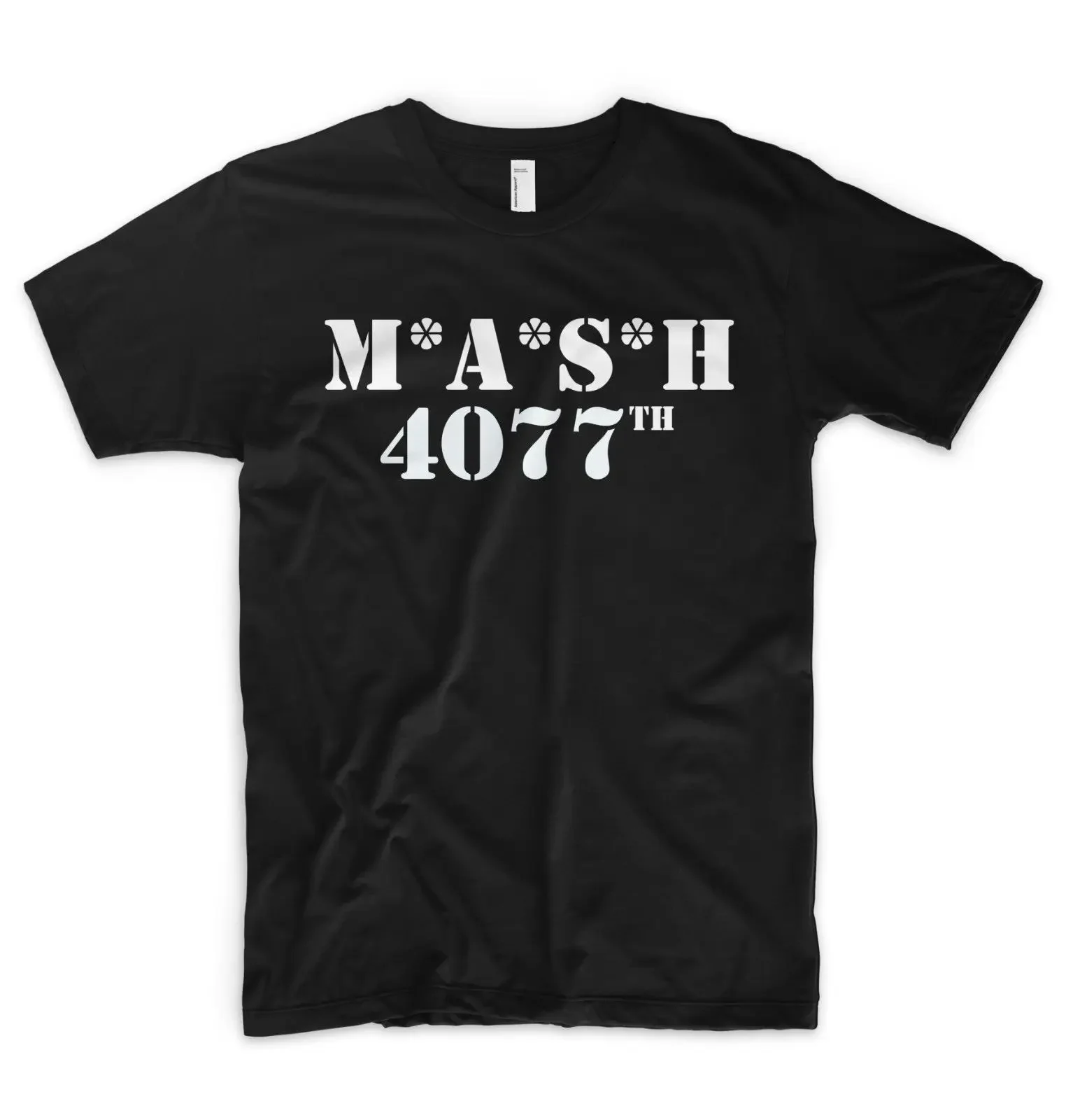 Top M A S H 4077 Military Army Green US Marines RAF Retro MASH 4077TH T Shirt Harajuku Oversized Men Clothing Graphic T Shirts