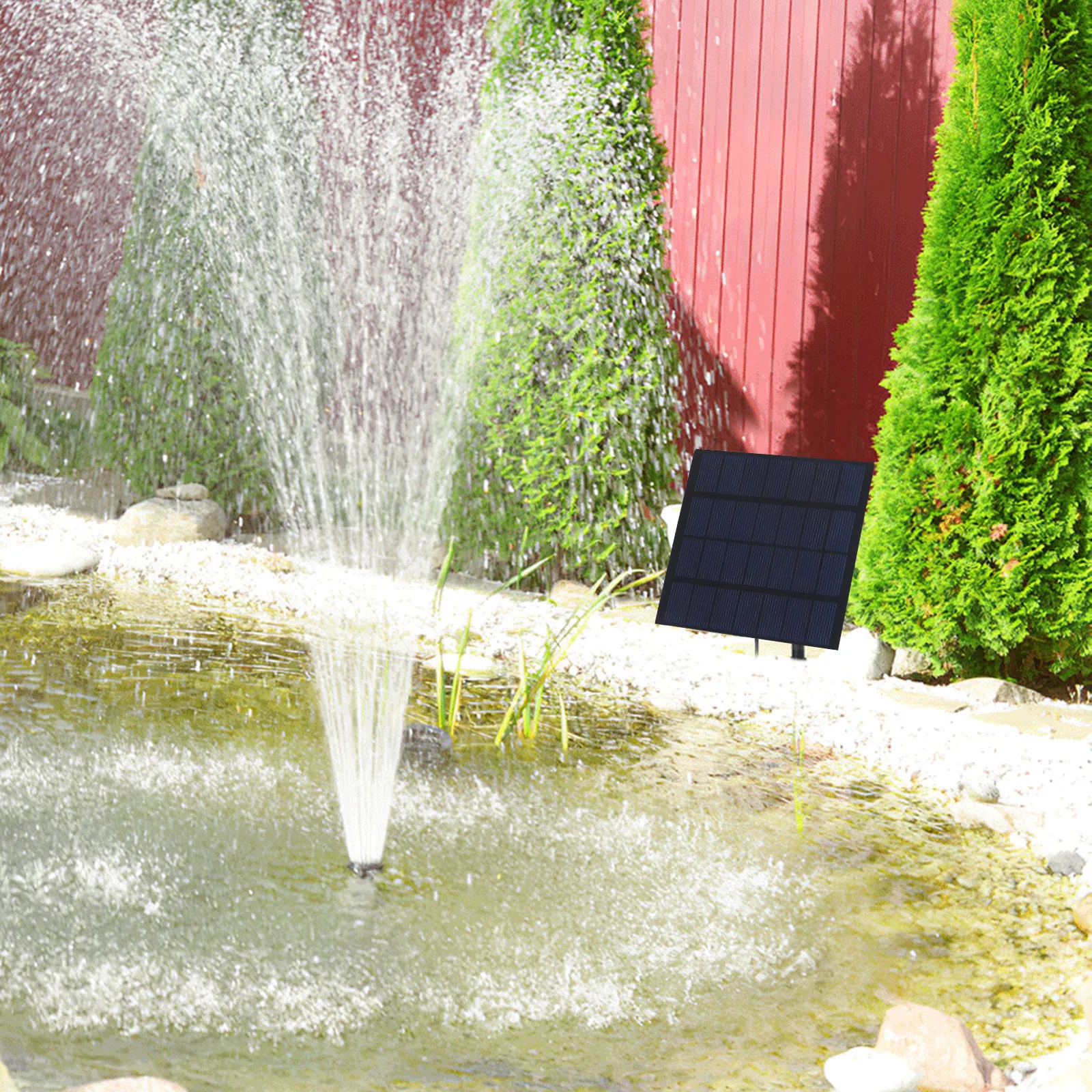 

Solar Powered Water Pump for Fish Tank Pond Fountain Aeration - Energy Efficient Floating Fountain Pump No Electricity Needed