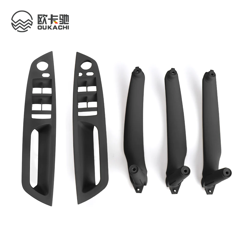 LHD RHD High Quality 4PCS Set Inteior Door Pull Handle Kit Replacement Parts For BMW X5 X6 E70 E71 2007-2013