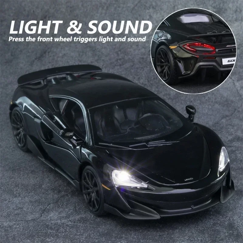 1:36 McLaren 600LT Super Sports Simulation Exquisite Diecasts & Toy Vehicles RMZ City Alloy Car Model Railed