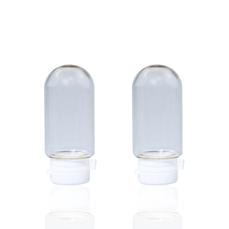 10Pcs 1.5ML Makeup Remover Mini Glass Bottles 1.5ml Travel Sample Essential Oil Essence Liquid Skin Care Cosmetics Empty Bottles