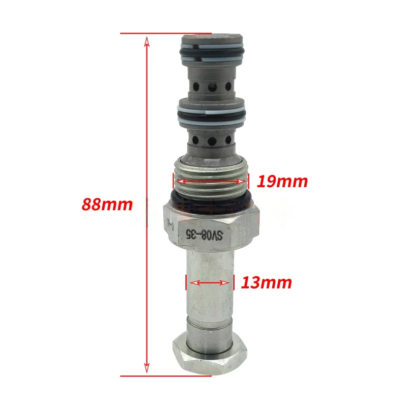 Sanhe escavatore intelligente 60/150/230/360 elettrovalvola di blocco di sicurezza pilota bobina veloce a bassa velocità bobina SV08-35