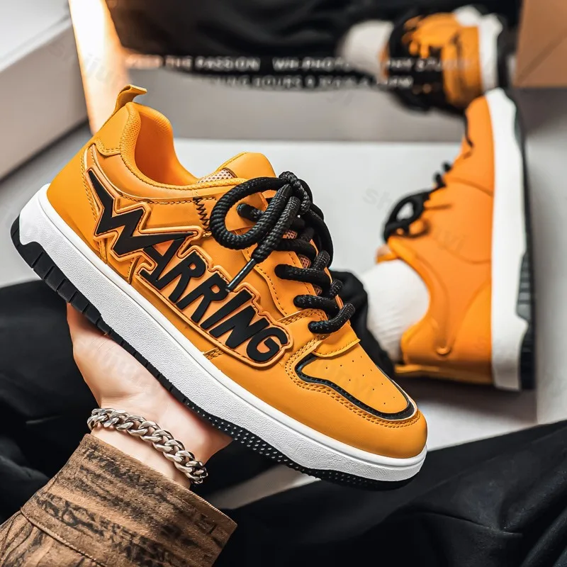 

Осенняя модная тенденция 2024, повседневные мужские кроссовки на низкой толстой подошве с цветными блоками, универсальные удобные нескользящие кроссовки на платформе