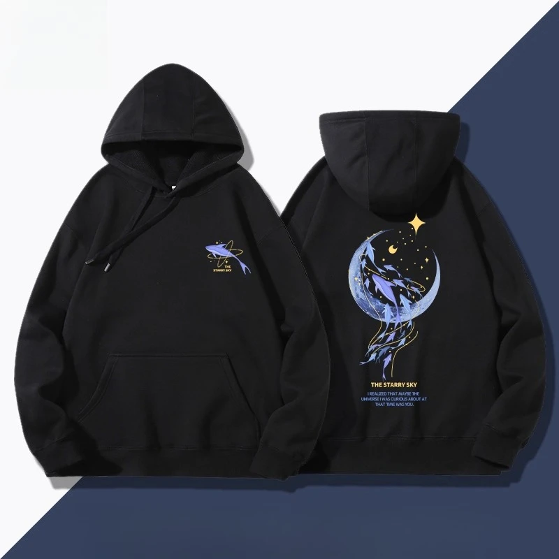 2025 سوبر شعبية دولفين طباعة الكبار مقنعين البلوز العصرية Ins فضفاضة تنوعا الخريف الشتاء اليومية رياضي الشارع رداء علوي غير رسمي