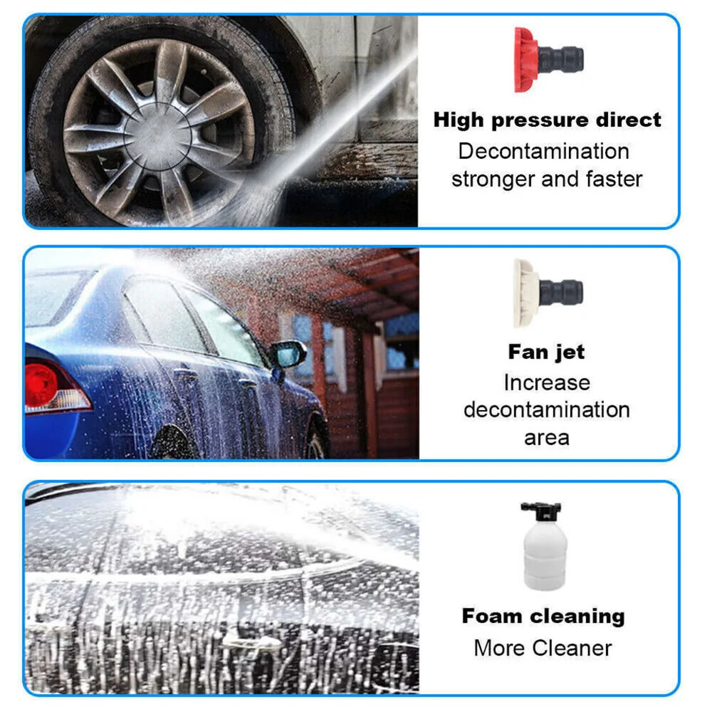 300W 30Bar Cordless High Pressure Car Washer Spray Water Gun 12000mAh Battery Foam Generator Car Washing Machine for Home - Image 5