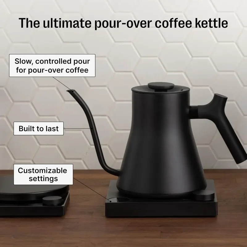 NEW PRODUCT.Stagg EKG Pro Electric Gooseneck Kettle - Pour-Over Coffee And Tea, Quick Heating, Precise Temperature Control