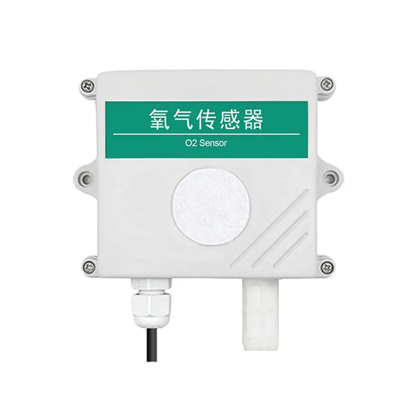 OLED oxygen sensor RS485 air oxygen concentration detection 4-20mA gas leakage O2 transmitter