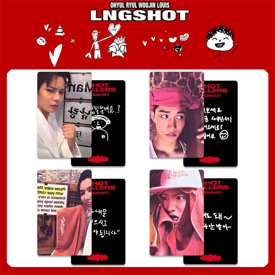 LNGSHOT Album SHOT CALLERS Photocards MAKESTAR Ver BROADCAST Card
