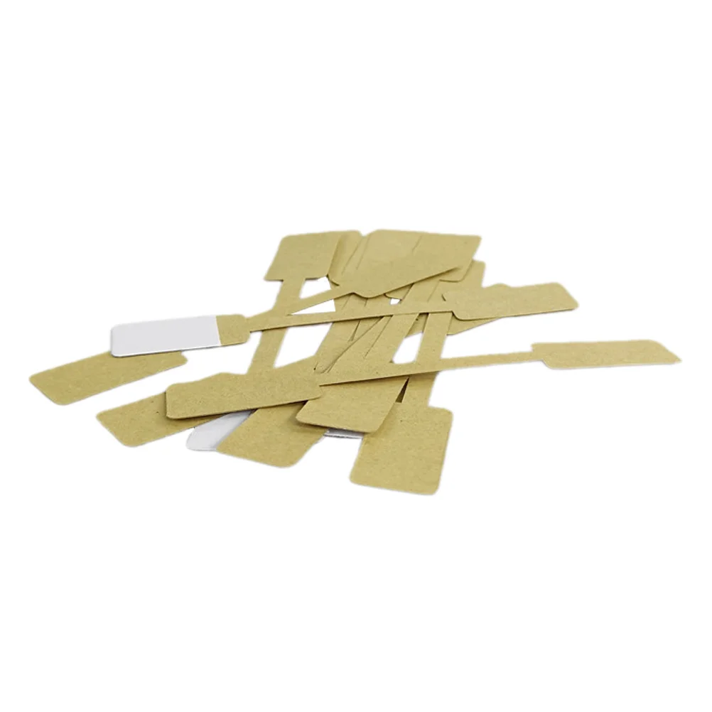 

1Pack Kraft Paper Adhesive Jewelry Price Tags Blank Display Stickers for Jewelry Clothes Shoes Stationery Crafts