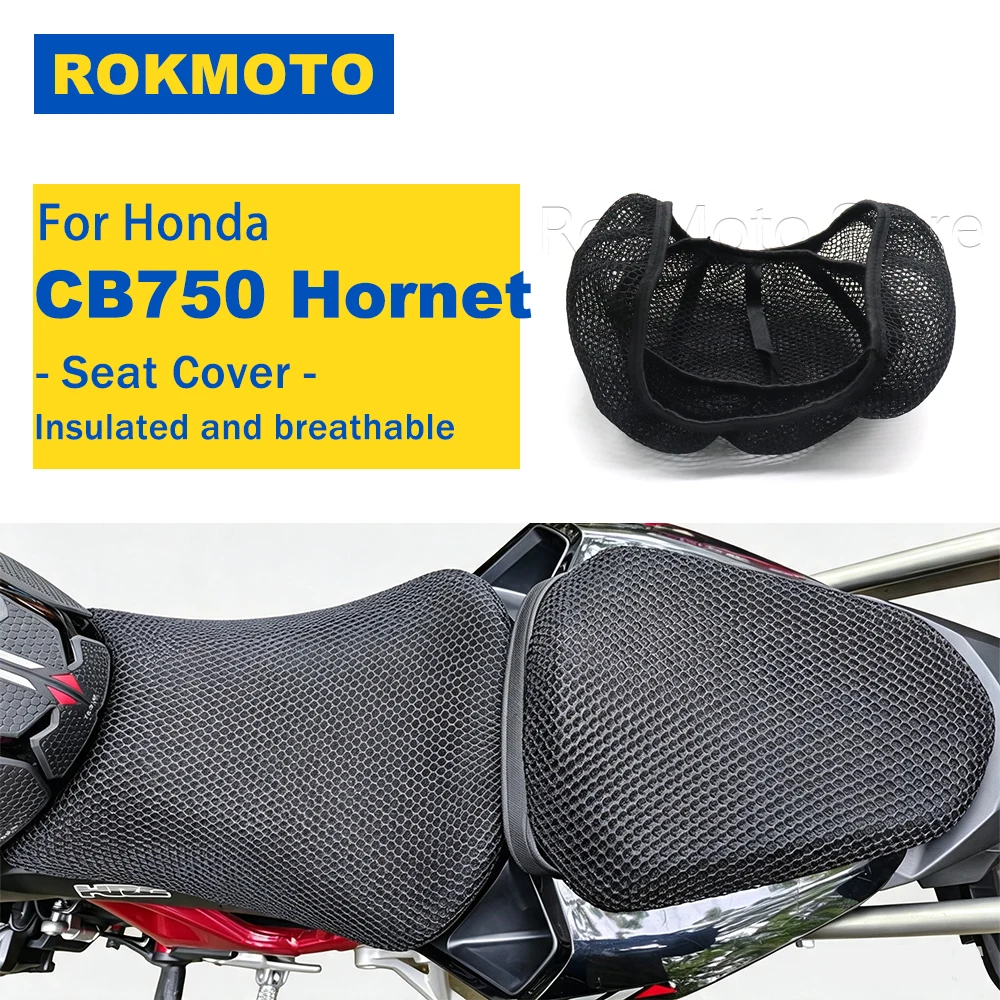 For Honda CB750 Hornet Motorcycle Accessories Protecting Cushion Seat Cover Breathable Comfortable 3D Mesh Seat Cover