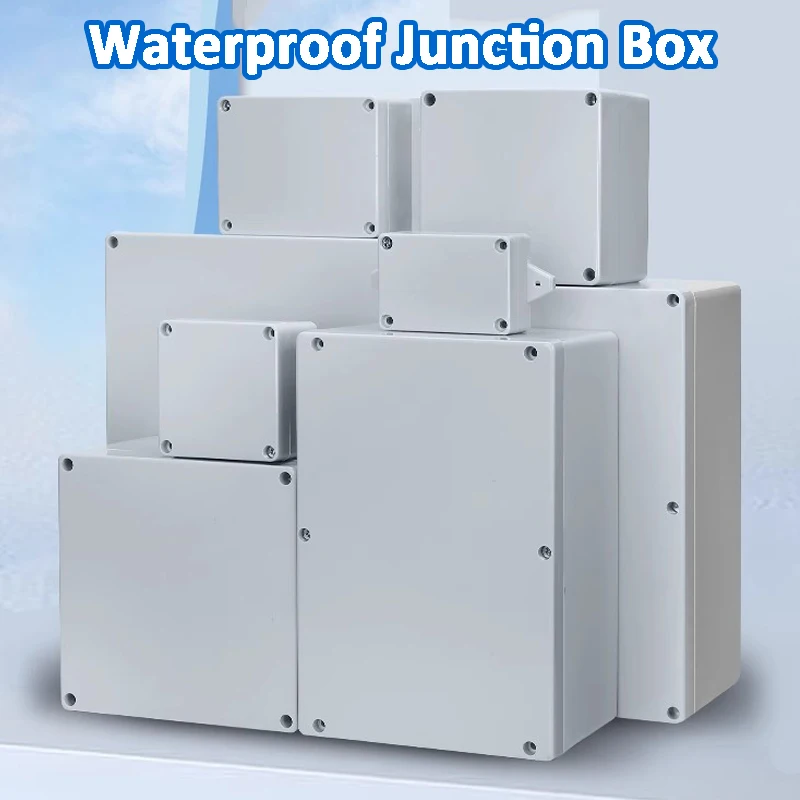 Waterproof Plastic Enclosure Box Electronic ip67 Project Instrument Case Electrical Project Box ABS Outdoor Junction Box Housing