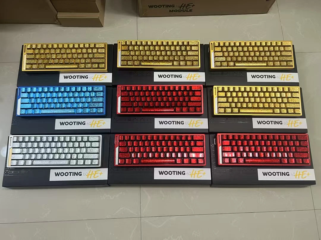 Metal case with weight Mechanical keyboard GH60 Wooting60 made60 hm66  Anodized/E coating aluminum case