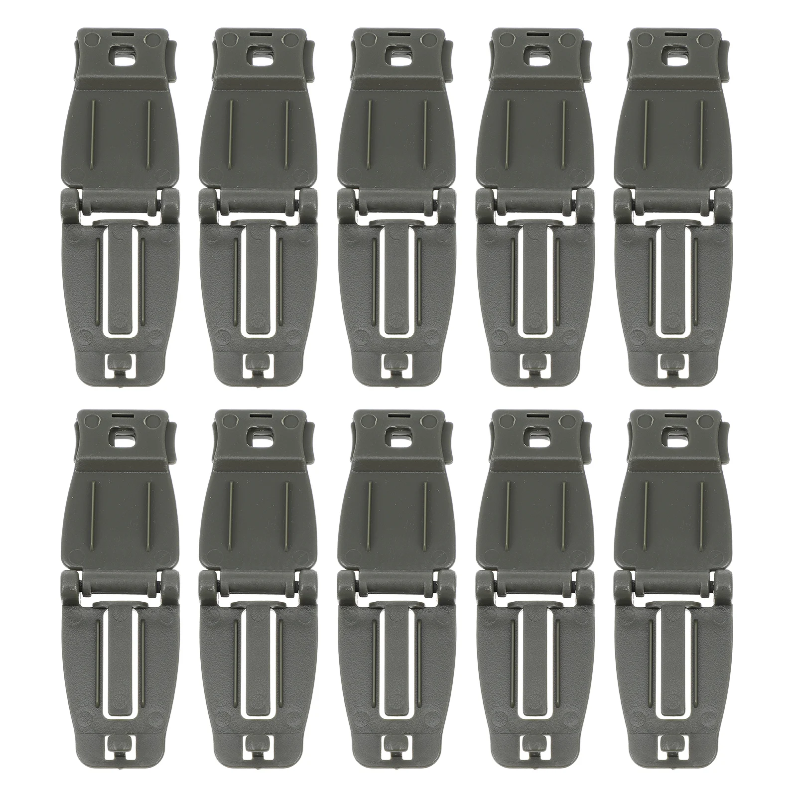 

12pcs Backpack Buckle Plastic Steel Nylon Webbing Bag Strap Hunting Pack Mountaineering Camping Outdoor Accessories