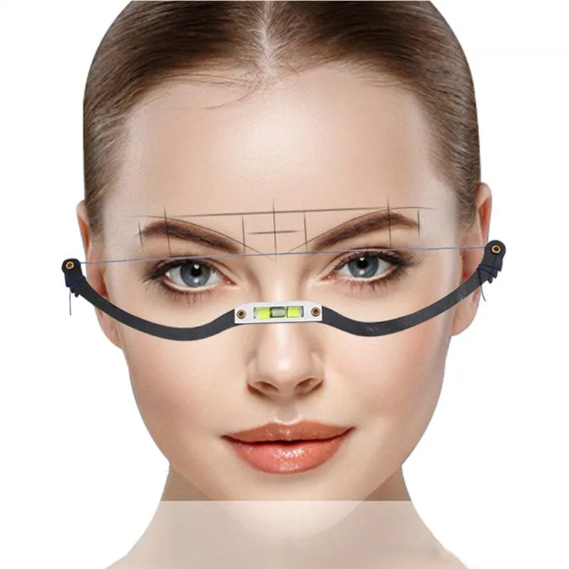 microblading permanent makeup bow and arrow line ruler measuring eyebrow mapping rope pre ink pmu tattoo for mapping