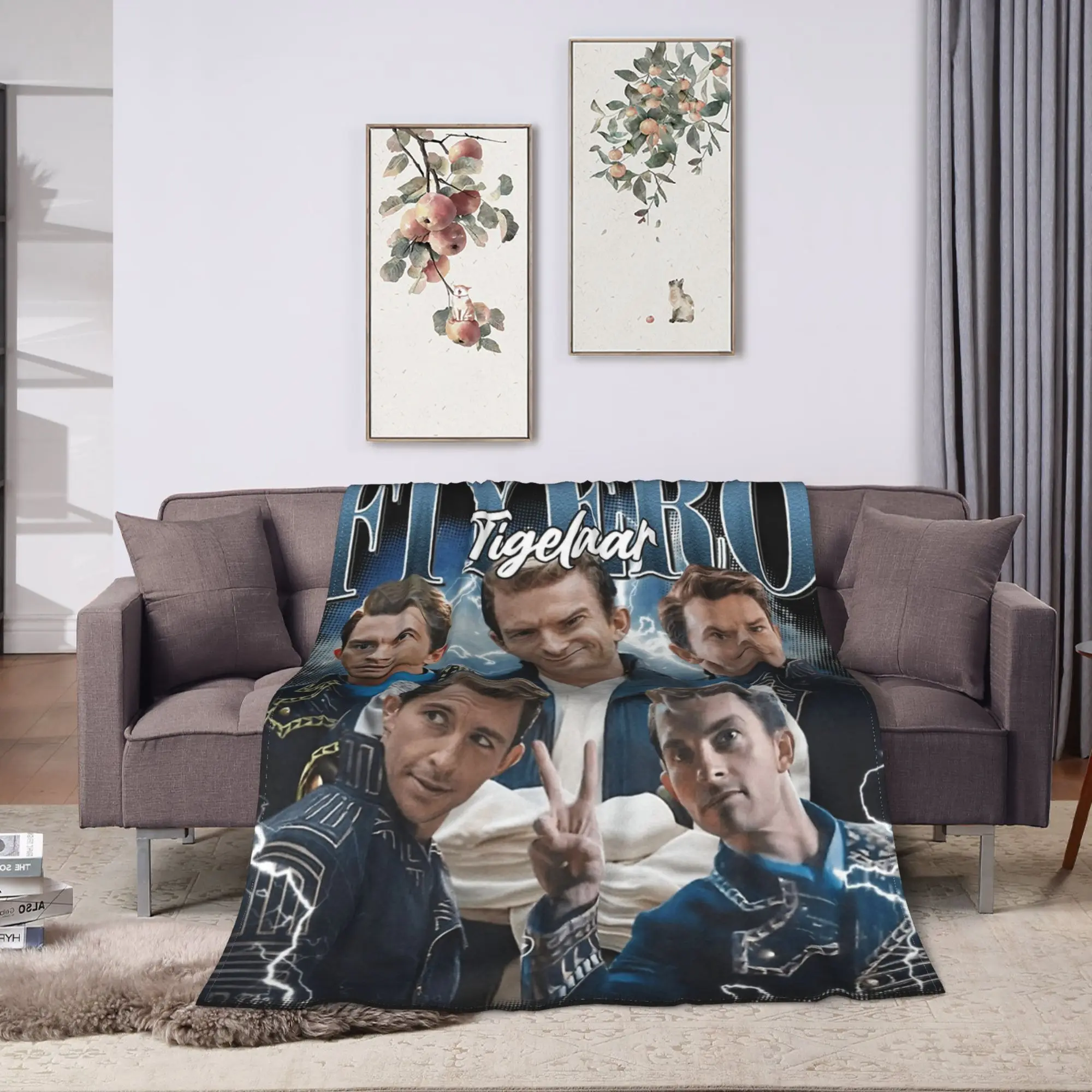 Jonathan Bailey Vintage Fiyero Tigelaar Blankets Super Warm Novelty Plush Throw Blanket For Boy Home Decor Flannel Bedspread