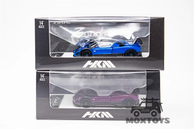 HKM Premium 1:64 Zonda 760 LH Purple / Blue limited999 Diecast Model Car