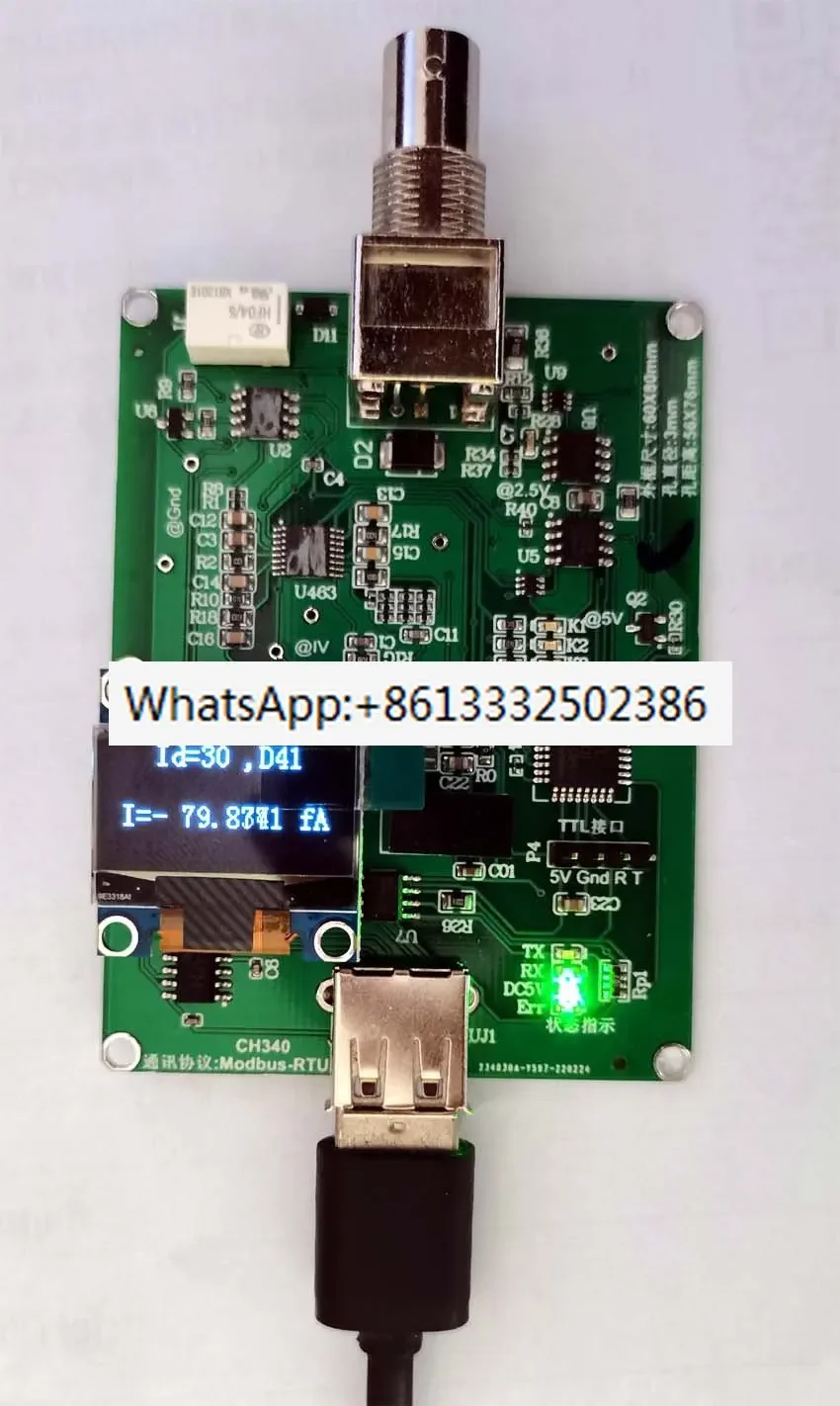 

D41-USB wide range weak current measurement module 10 PA-1A, picoammeter