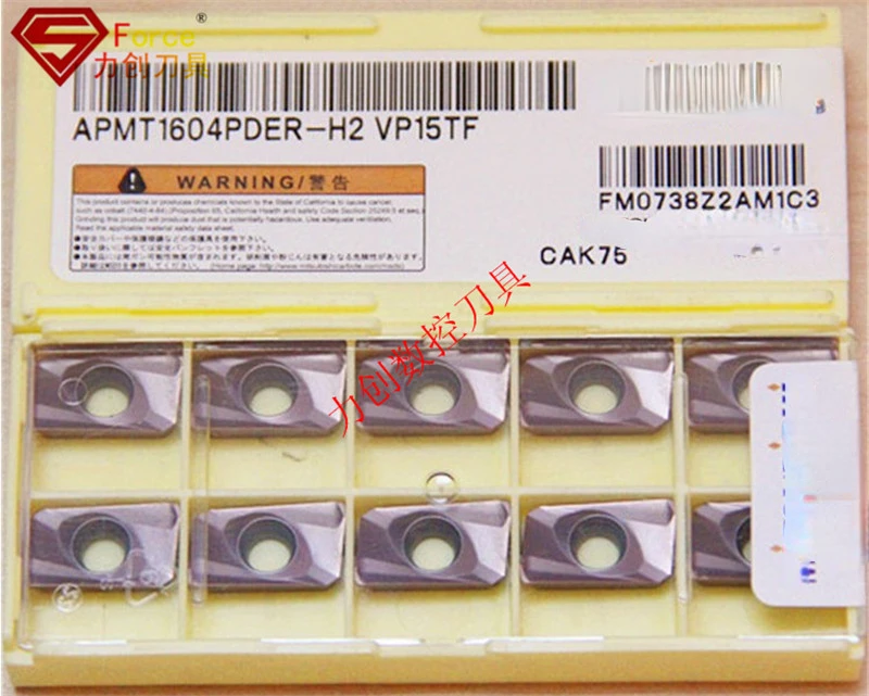 

Фрезерная вставка APMT1604PDER-M2/APMT1604PDER-H2 VP15TF 25 Big R0.8