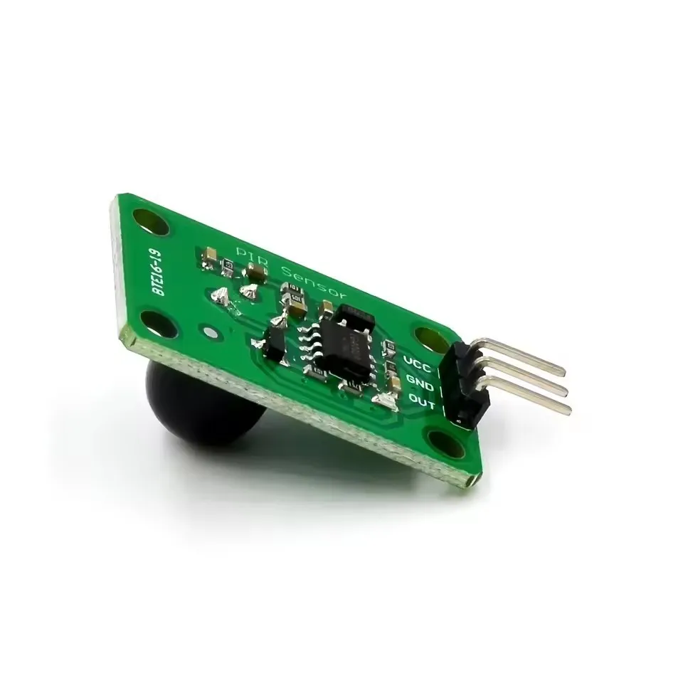 2pcs D203S PIR Motion Sensor Module Pyroelectric Infrared Human Detector 011050 Black Lens for Arduino Light Switch