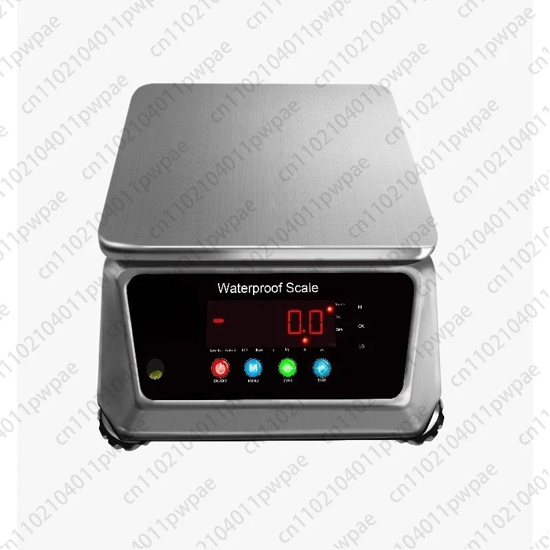 Waterproof Digital Weighing Scale 15kg Resolution High Precision Electronic Bench Scale For Commercial Aquatic Seafood Weighing