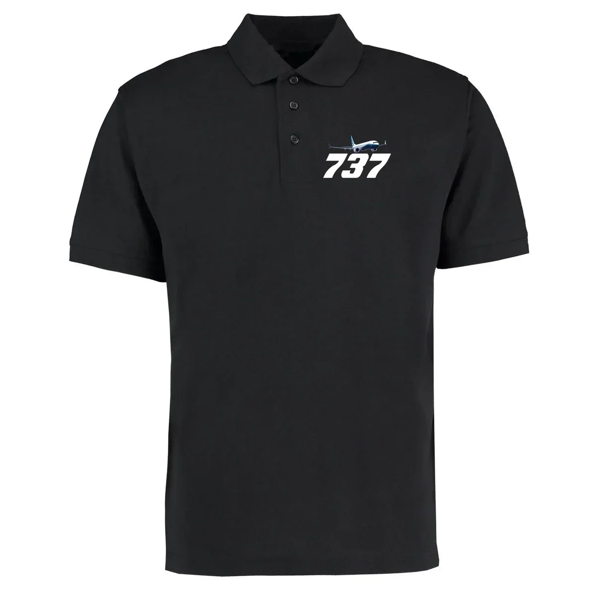 Super 737-800 Aviation Aircraft Flight Pilots Cotton Men Polo Shirts T-Shirts Tops Tees