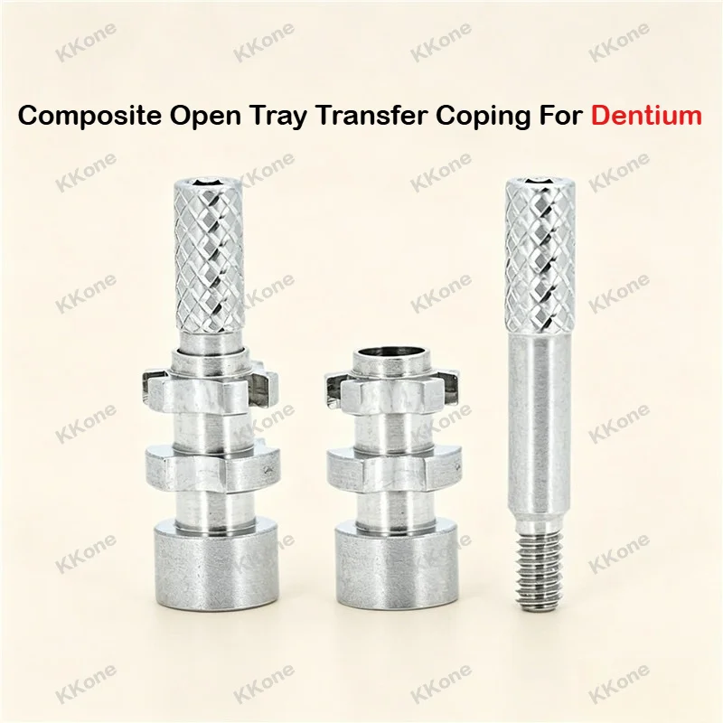10Pcs Composite Open Tray Transfer Coping For Dentium Dental Implant Accessories Lab Supplies