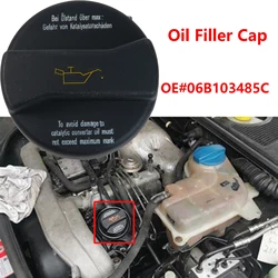 1X For Seat Alhambra Altea Arosa Cordoba Exeo Ibiza Inca Leon Toledo Engine Oil Filler Cap Fuel Tank Cap Cover 06B103485C