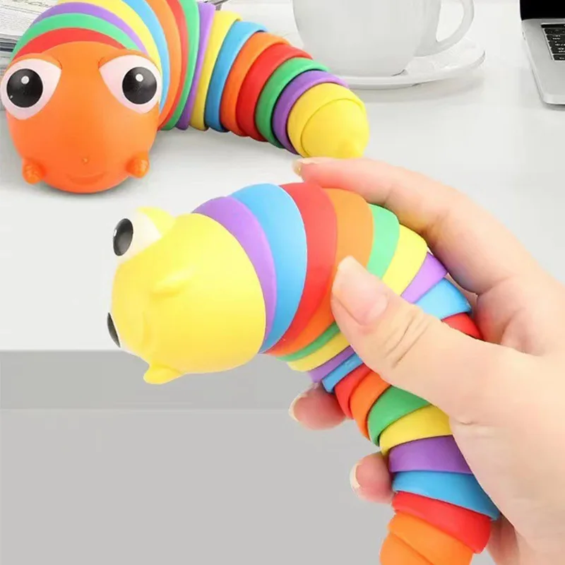 Antistress Toys Caterpillar Snail Slug Educational Simulation Release Decompression Toy Fidget Toys Stress Reliever Toys