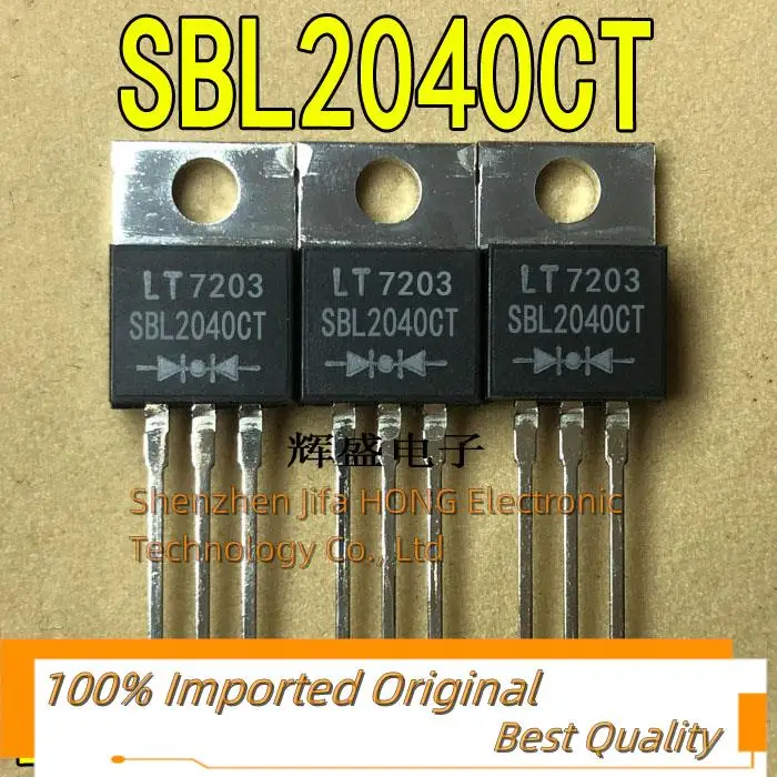 10PCS/Lot  SBL2040CT SB2040CT PEC TO-220  20A 40V Imported Original Best QualityReally Stock Original