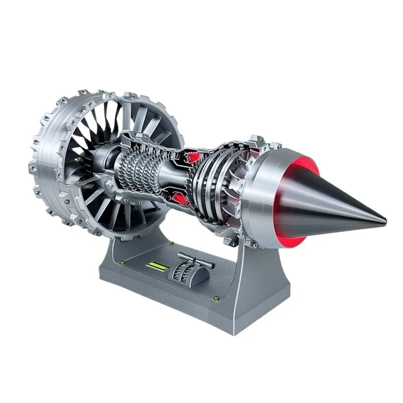 

For Battle Version Big Rollo Tr900 Turbofan Engine Model Gift, Aviation Engine Ornament Toy