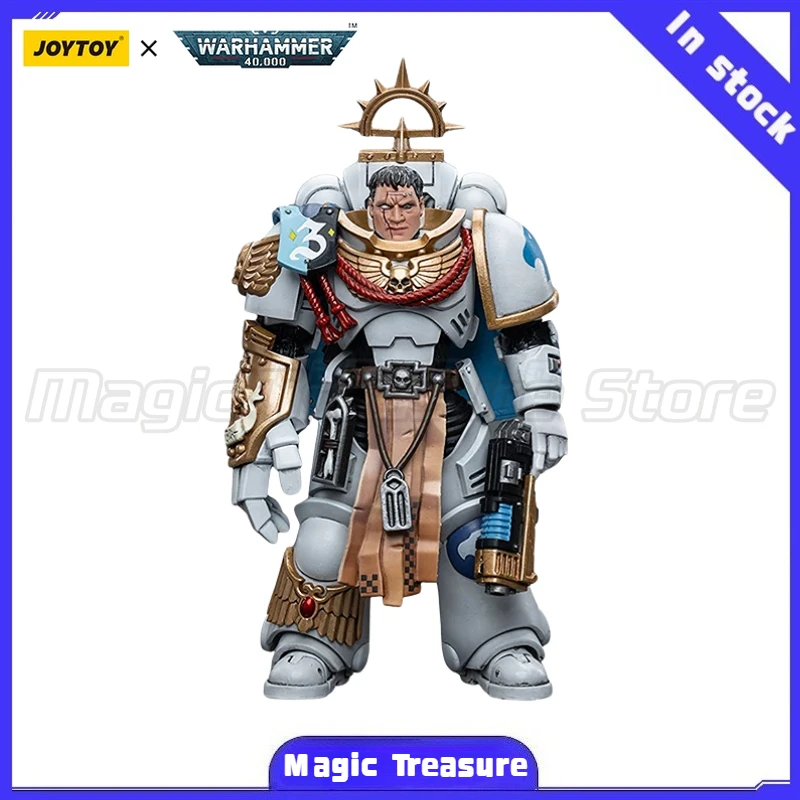 

【MT】JOYTOY 1/18 Action Figure Warhammer 40K Space Marines White Consuls Captain Messinius Model Toy Gift