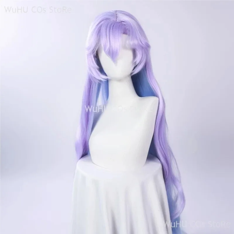 

a7d@Game Wuthering Waves Cantarella Cosplay Wig Blue Purple Long Hair Rinascita Fisalia Family Halloween Party Women Girls Carni