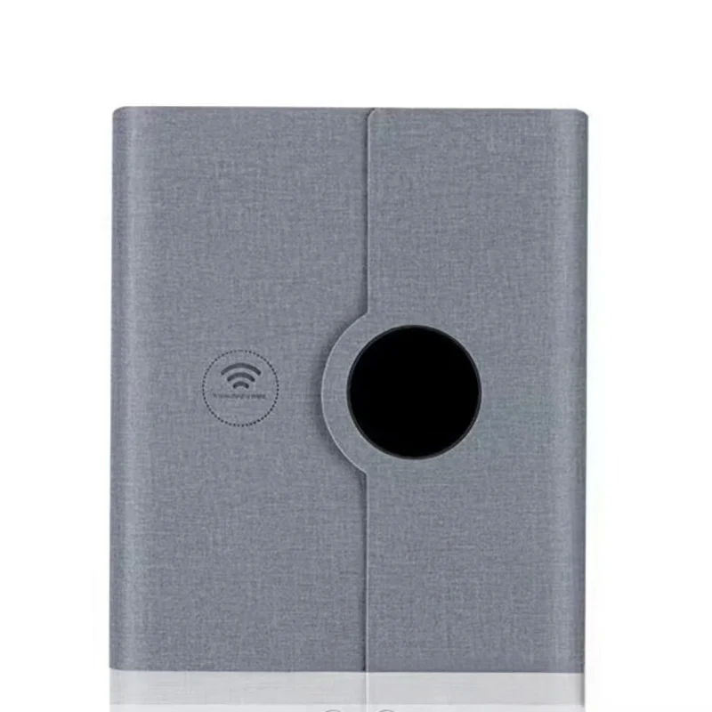 Multi-functional charging notebook loose-leaf business meeting notes A5 wireless storage power supply with pen