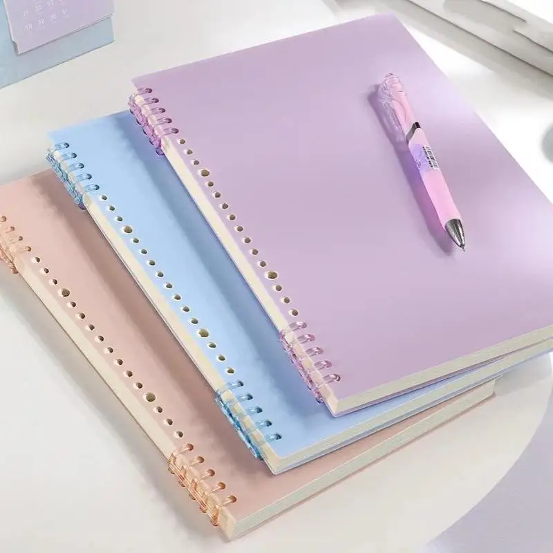 Morandi Color Loose-Leaf Notebook Set Loose-Leaf Notebook, Stationery For School, Meeting Notes, Birthday, And Study Gifts