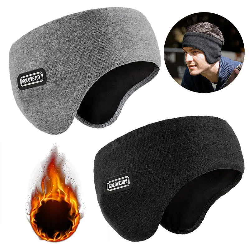 Unisex Soundproof Earmuffs Keep Your Ears Warm Men and Women Outdoor Cycling Ski Warm Fleece Earmuffs Noise Resistant