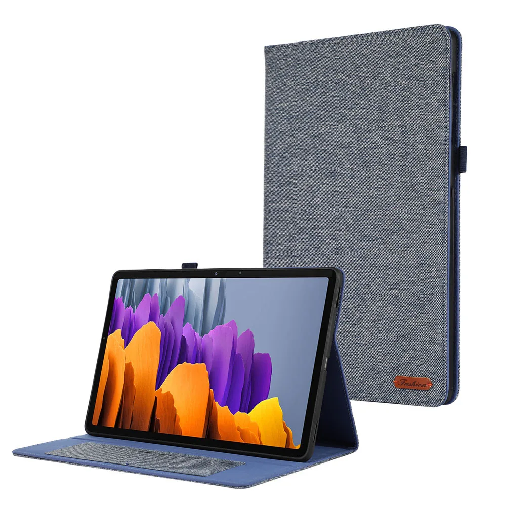 For Samsung Galaxy Tab S10FE Plus SM-X620/X626 13.1inch Case Fabric Stand Case Shockproof Anti‑Drop Tablet Protective Cover