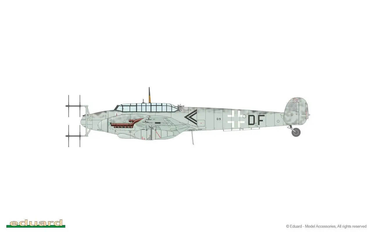 Eduard 8405 1/48 Bf110G-4 Weekend Edition (Plastic model)