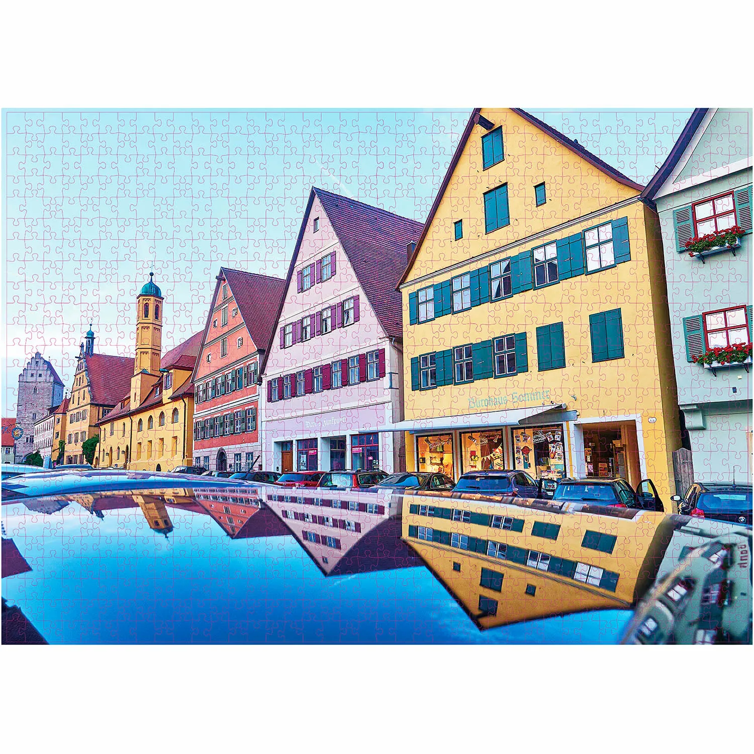 1000 pezzi Rothenburg Jigsaw Puzzle Home Decor adulti Puzzle giochi Family Fun Floor Puzzle giocattoli educativi per bambini