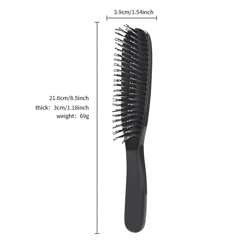 Premium Hair Massager Scalp Brush - Shampoo Brush Wet Plastic Detangling Hair Cleaning Comb for Enhanced Hair Care