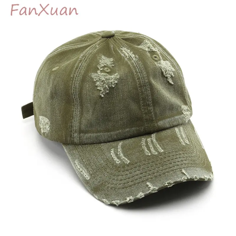 

Vintage Distressed Baseball Cap for Women Men Soft Ripped Washed Cotton Women's Caps Men's Hats